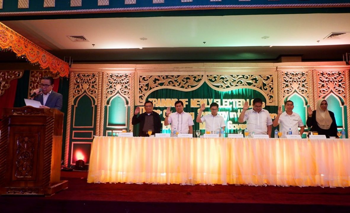 Oath taking of BARMM newly elected local chief executives 3