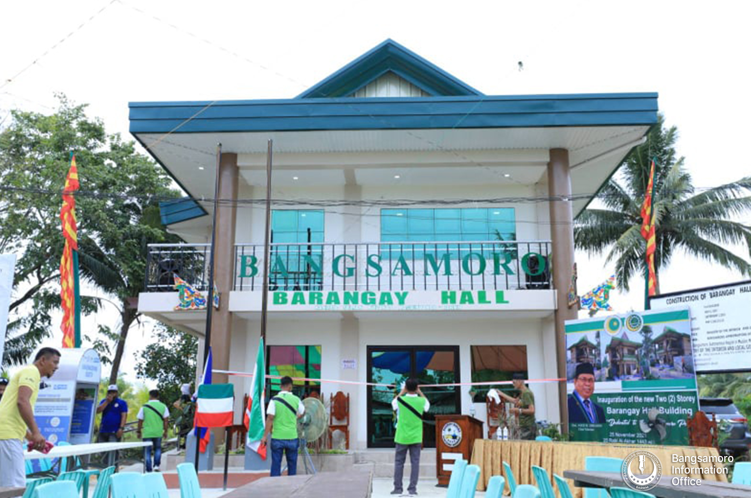 MILG Inaugurates 2 storey Barangay Hall Project In Sultan Kudarat 