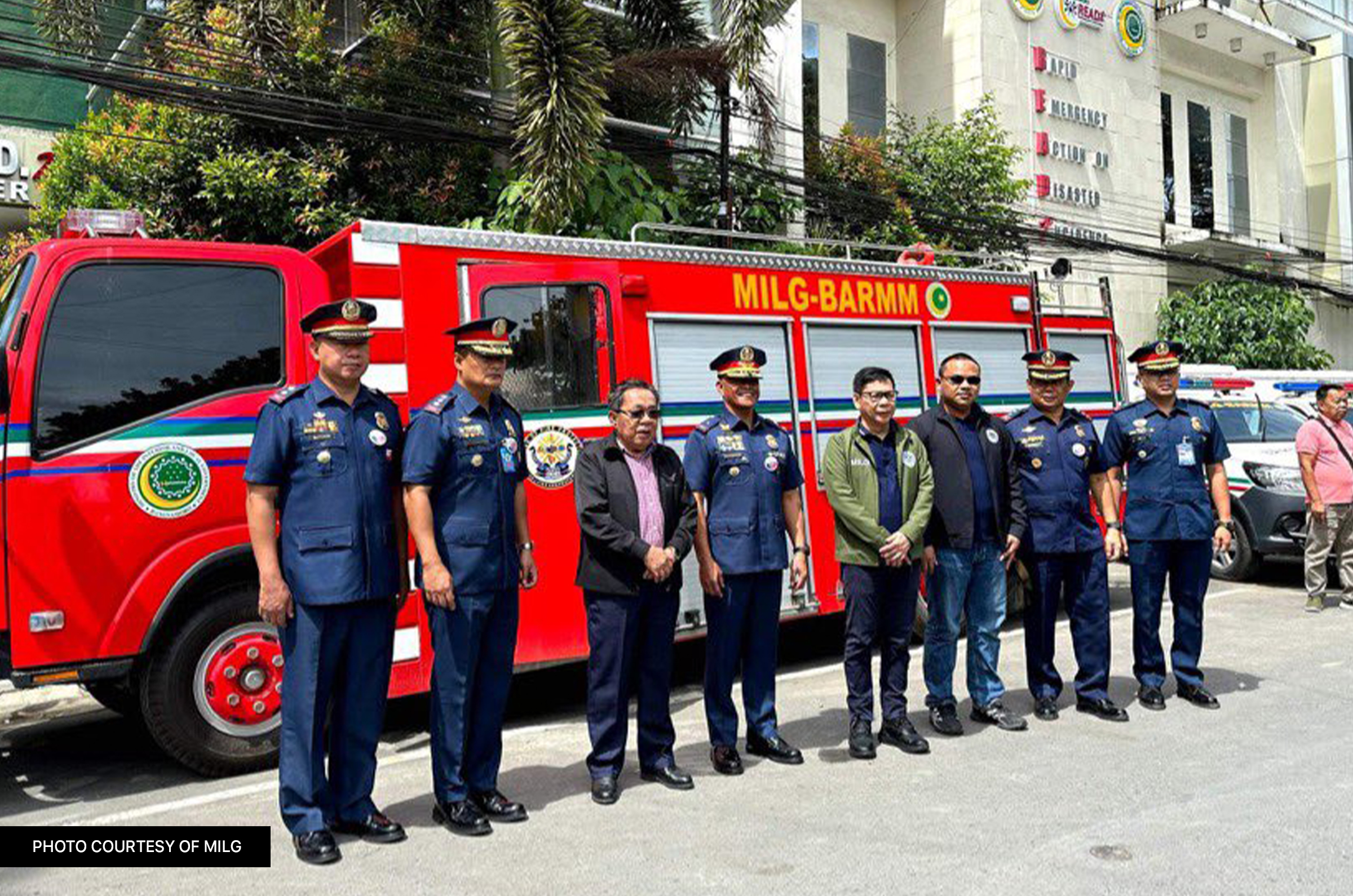 BARMM Gov't Turns Over New Fire Truck To PRO BAR To Enhance Disaster